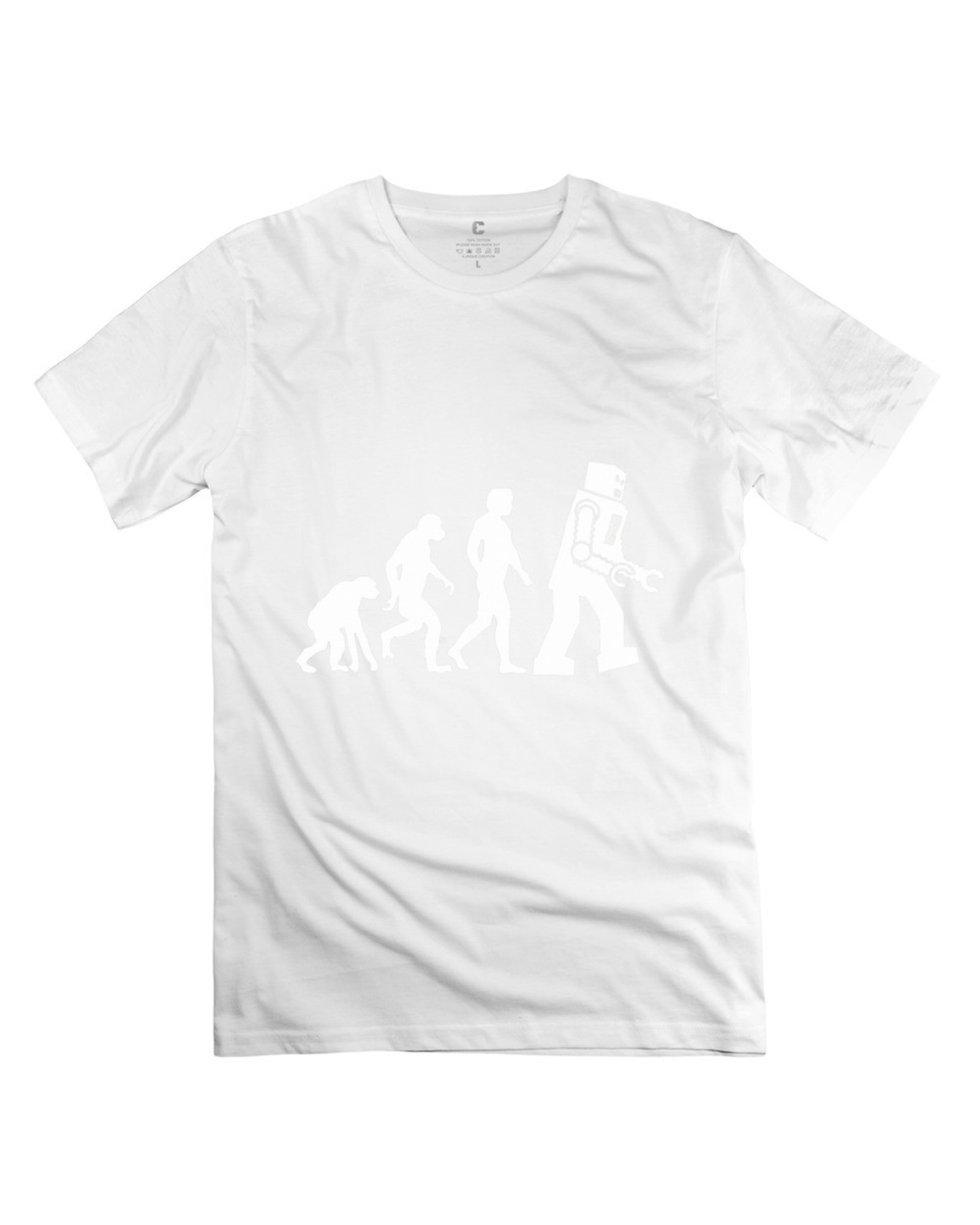 Men's Personalize Sheldon Cooper Human Evolution Futurama Robot Evolution Geek T-shirt