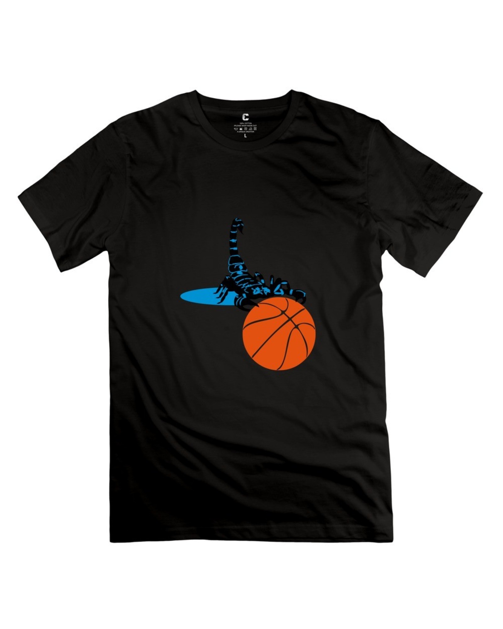 Men's Customize Basketball Scorpion T-shirt