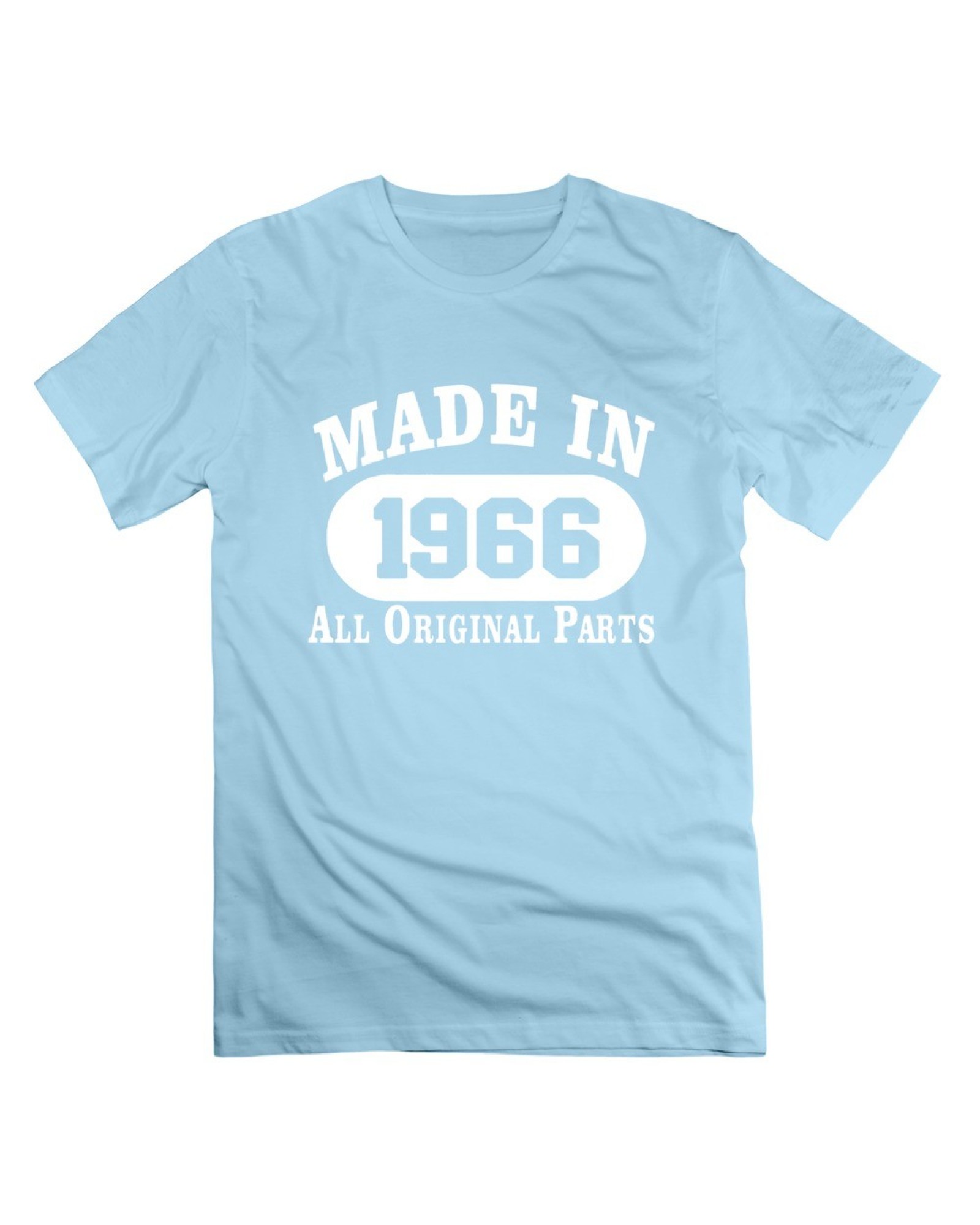 Men's Designed 50th Birthday Gift Made 1966 Original Parts T-shirt