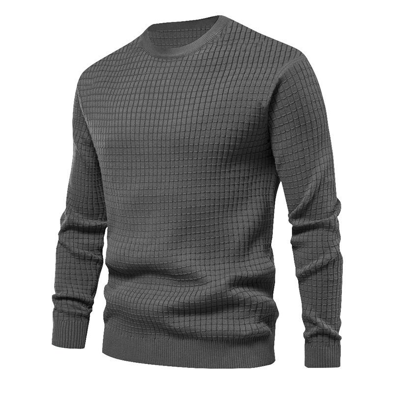 Men's Loose Round Neck Casual Long Sleeve T-shirt