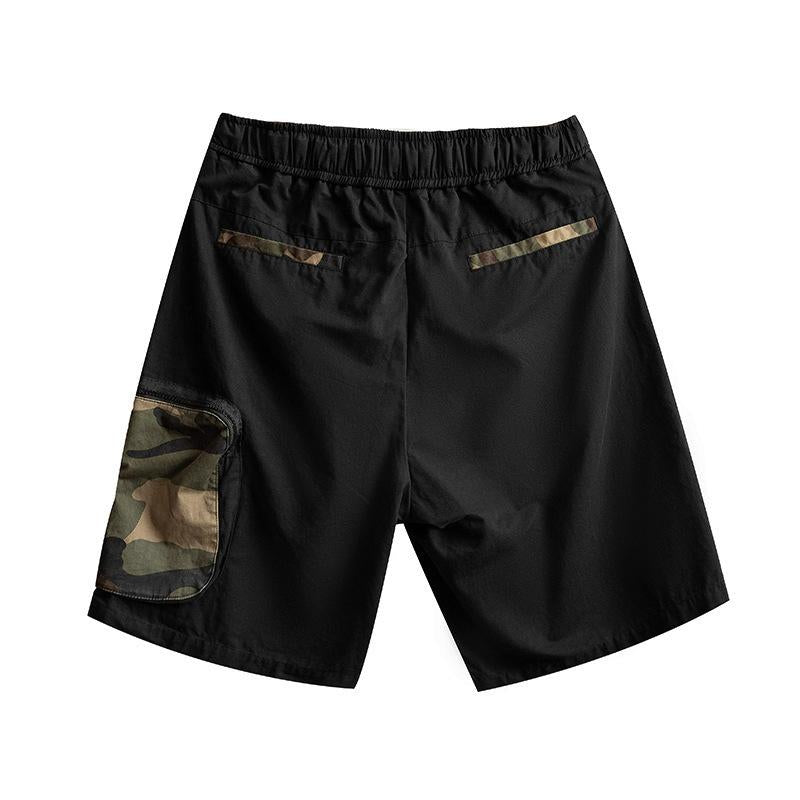 Men's Multi-Pocket Camo Cargo Shorts