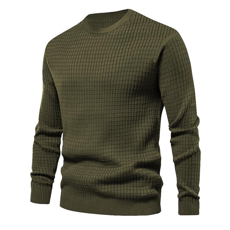 Men's Loose Round Neck Casual Long Sleeve T-shirt