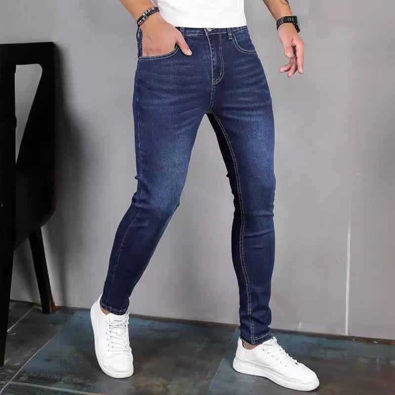 Men's Casual Stretch Denim Trousers